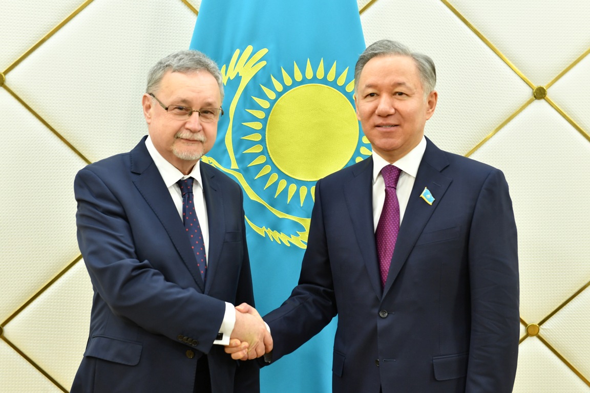 Nurlan Nyǵmatýlın Polsha elshisin qabyldady

