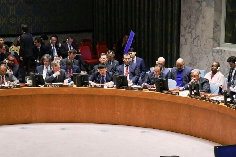 QR delegasııasy Qaýipsizdik Keńesiniń otyrysyna qatysty