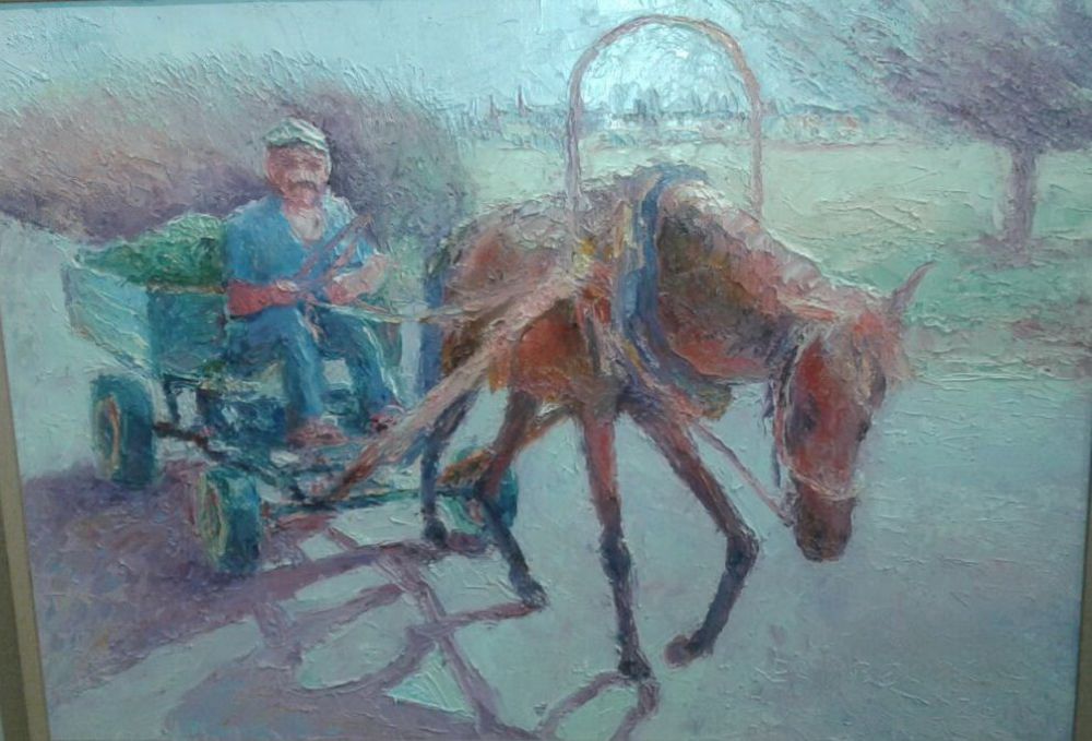 Cýretshi Jumadilhan Kerim­bektiń jeke shyǵarmashylyq kórmesi ótti