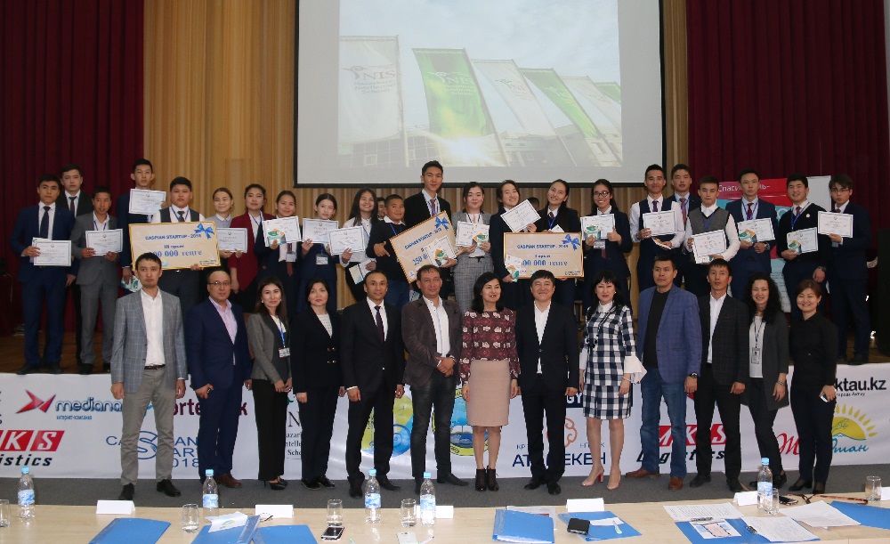 «Caspian Start-Up 2018» baıqaýynda júldeger oqýshy 300 myń teńge utyp aldy