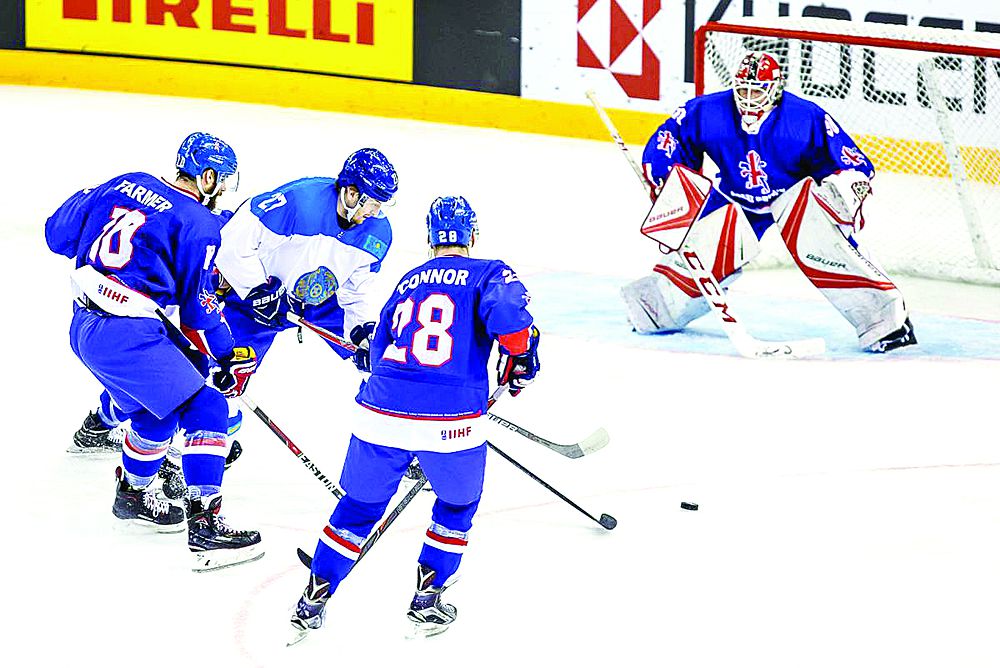 Qazaqstan hokkeıden Ulybrıtanııa quramasyn oısyrata jeńdi
