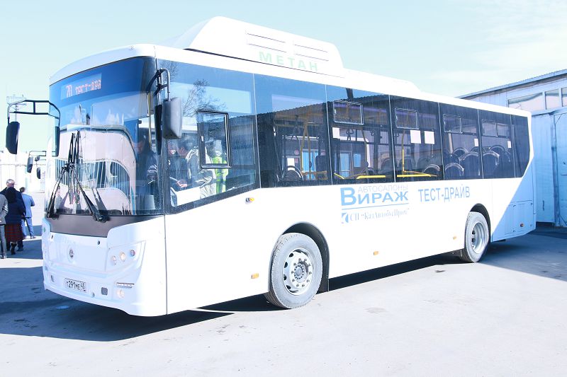 Kókshetaýda avtobýs parki jańarady