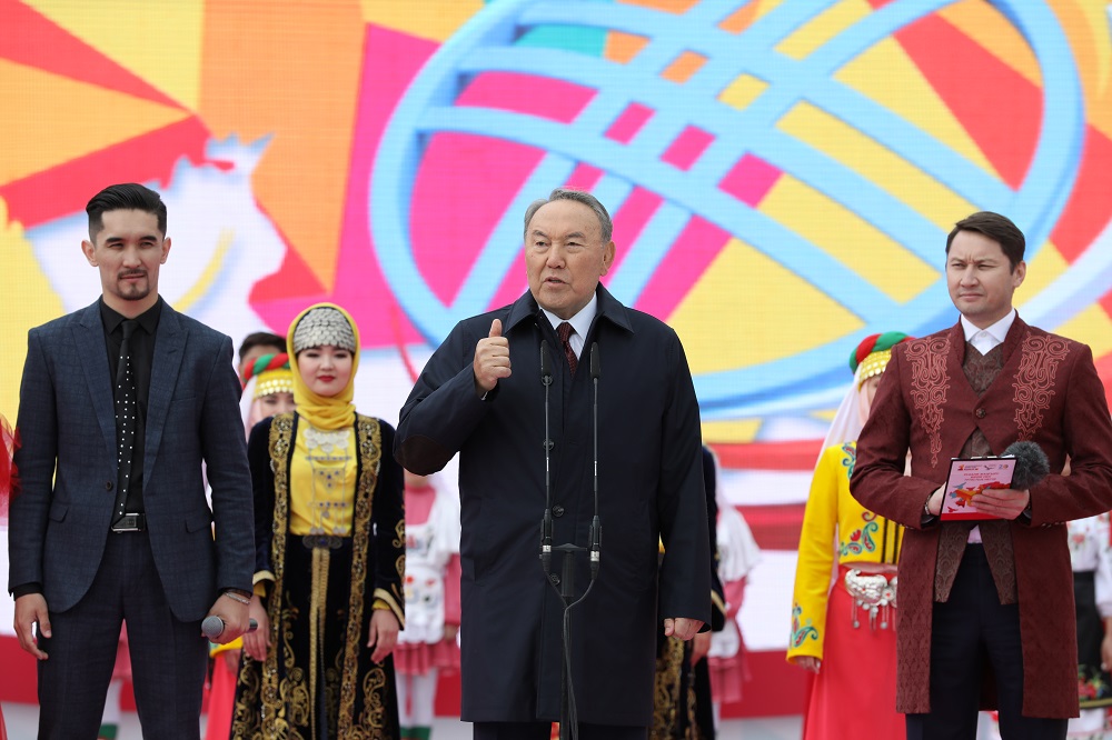 Astanada Elbasynyń qatysýymen Qazaqstan halqynyń birligi kúni atalyp ótip jatyr