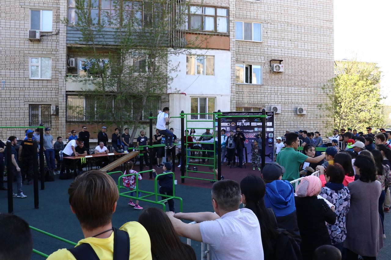 Atyraýda alǵash ret «Street Workout»-tan qalalyq týrnır bastaldy