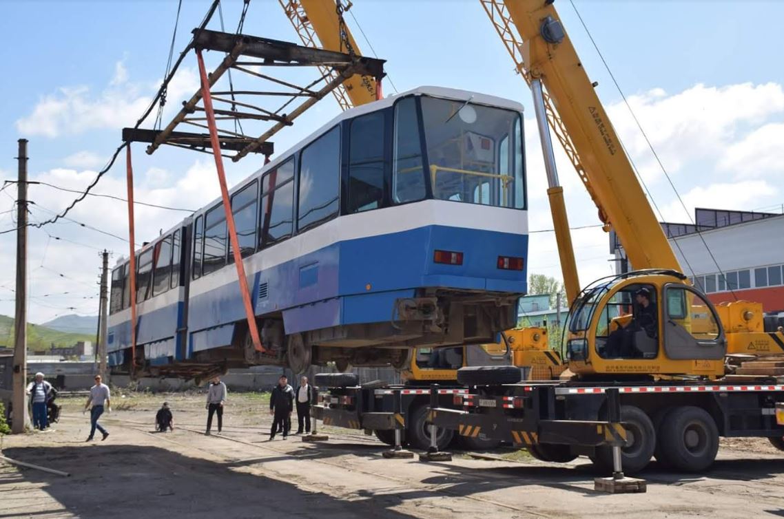 О́skemenge Almatydan 5 tramvaı jetkizildi