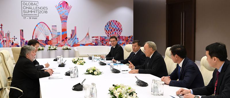 Elbasy Stıv Voznıakpen krıptovalıýtalardy damytý perspektıvalaryn talqylady