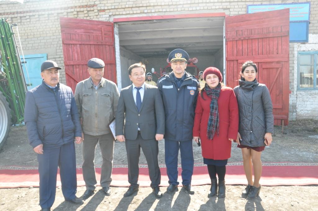 Qostanaı oblysynda 18-shi órt sóndirý beketi ashyldy
