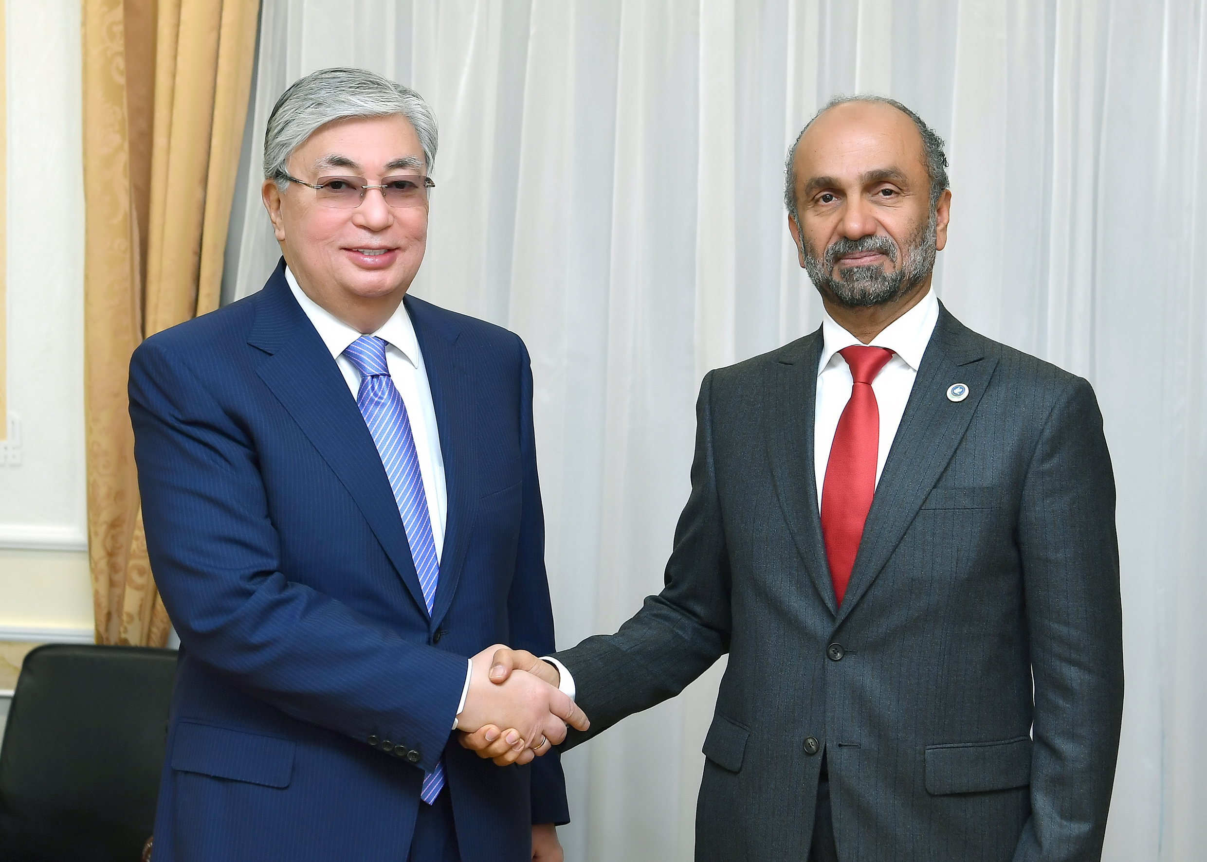 Q. Toqaev Toleranttyq jáne beıbitshilik jónindegi jahandyq keńestiń basshysymen kezdesti