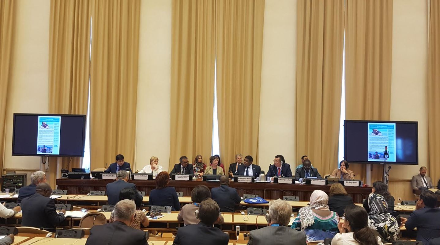 Senator S.Bekturǵanov Dúnıejúzilik densaýlyq saqtaý assambleıasynyń sessııasyna qatysty