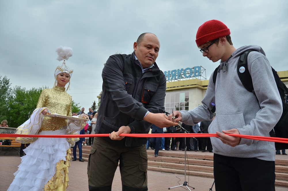 Rýdnyı qalasynyń ortalyǵynda skeıt saıabaǵy ashyldy