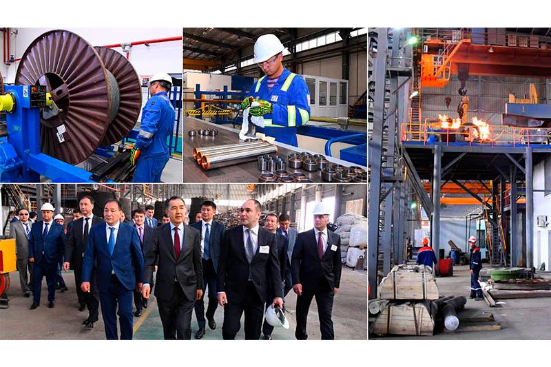 B.Saǵyntaev iri ónerkásiptik nysandardy sıfrlandyrý jáne jańǵyrtý barysymen tanysty