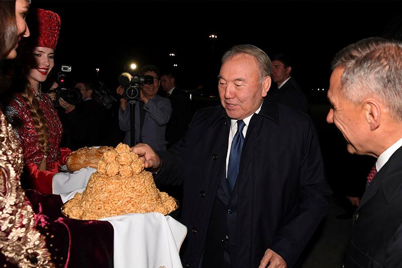 Nursultan Nazarbaev Tatarstan Respýblıkasyna jumys saparymen bardy