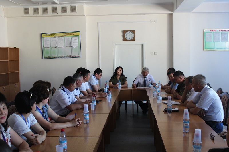 Maqtaralda arnaıy komıssııa quramy UBT ótetin nysandy qabyldap aldy