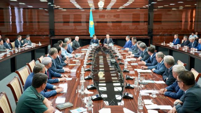 Memleket basshysynyń tapsyrmasymen B.Saǵyntaev pen Á.Jaqsybekov Túrkistan oblysynyń ákimin tanystyrdy