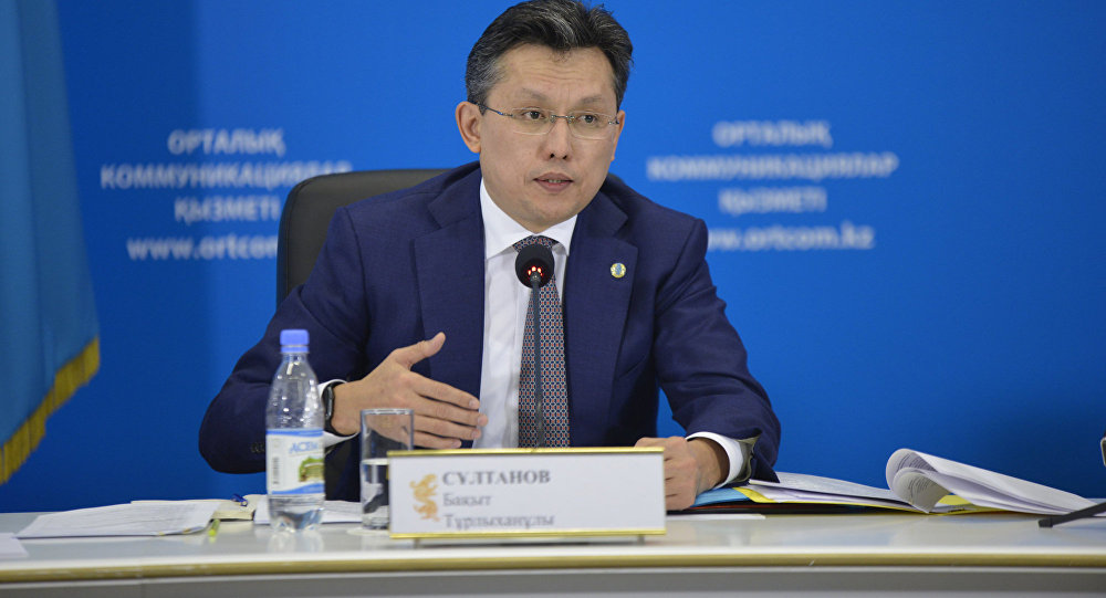 Qarjy mınıstri Baqyt Sultanov halyqqa esep berý kezdesýin ótkizdi