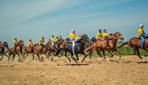 Elordada «Astana kýbogy» úshin báıge túrlerinen jarys ótedi