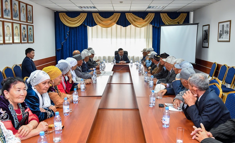 Túrkistan oblysynyń ardagerleri «Egemen Qazaqstan» gazetinde qonaqta boldy
