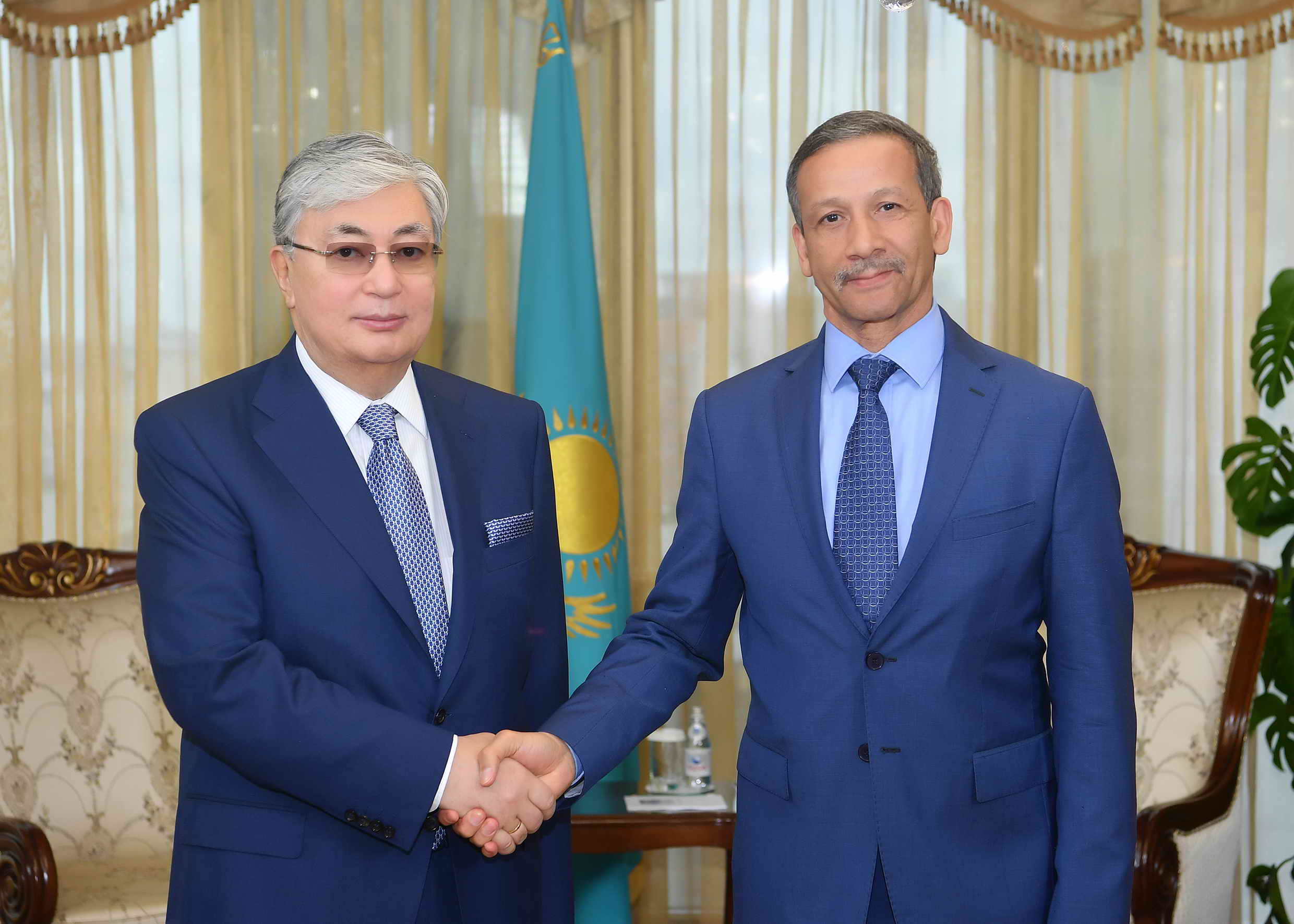 Senat Tóraǵasy Q. Toqaev Marokkonyń Qazaqstandaǵy elshisin qabyldady