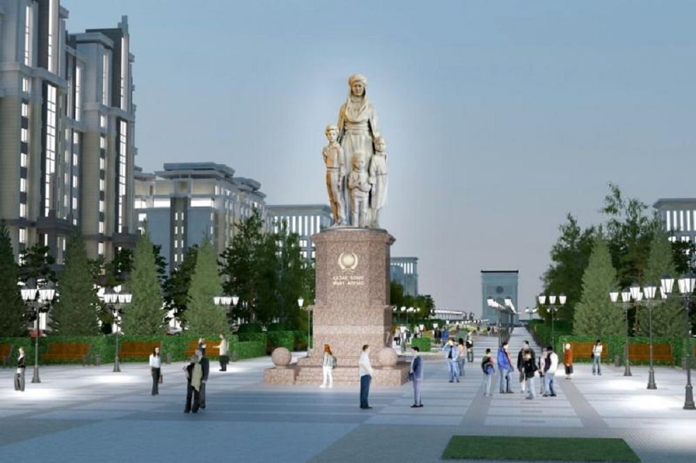 Qaraǵandy oblysy Astanaǵa alleıa men monýment tartý etti
