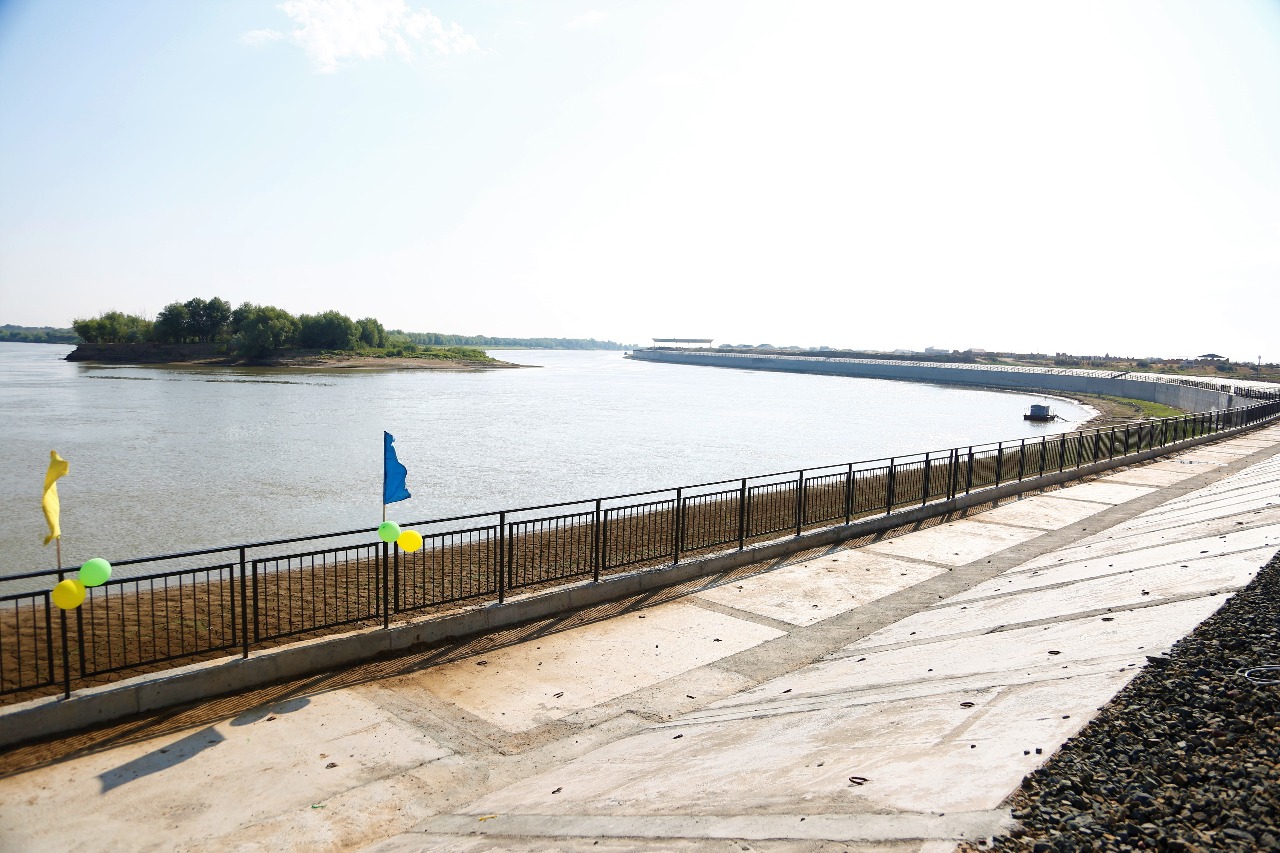 Atyraý  oblysyndaǵy ortaǵasyrlyq Saraıshyq qalashyǵy aýmaǵynda jaǵalaýdy bekitý jumystary aıaqtaldy