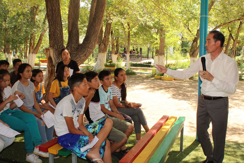 Jetkinshekter saýyqtyrý lagerinde óz-ózin jetildire tústi