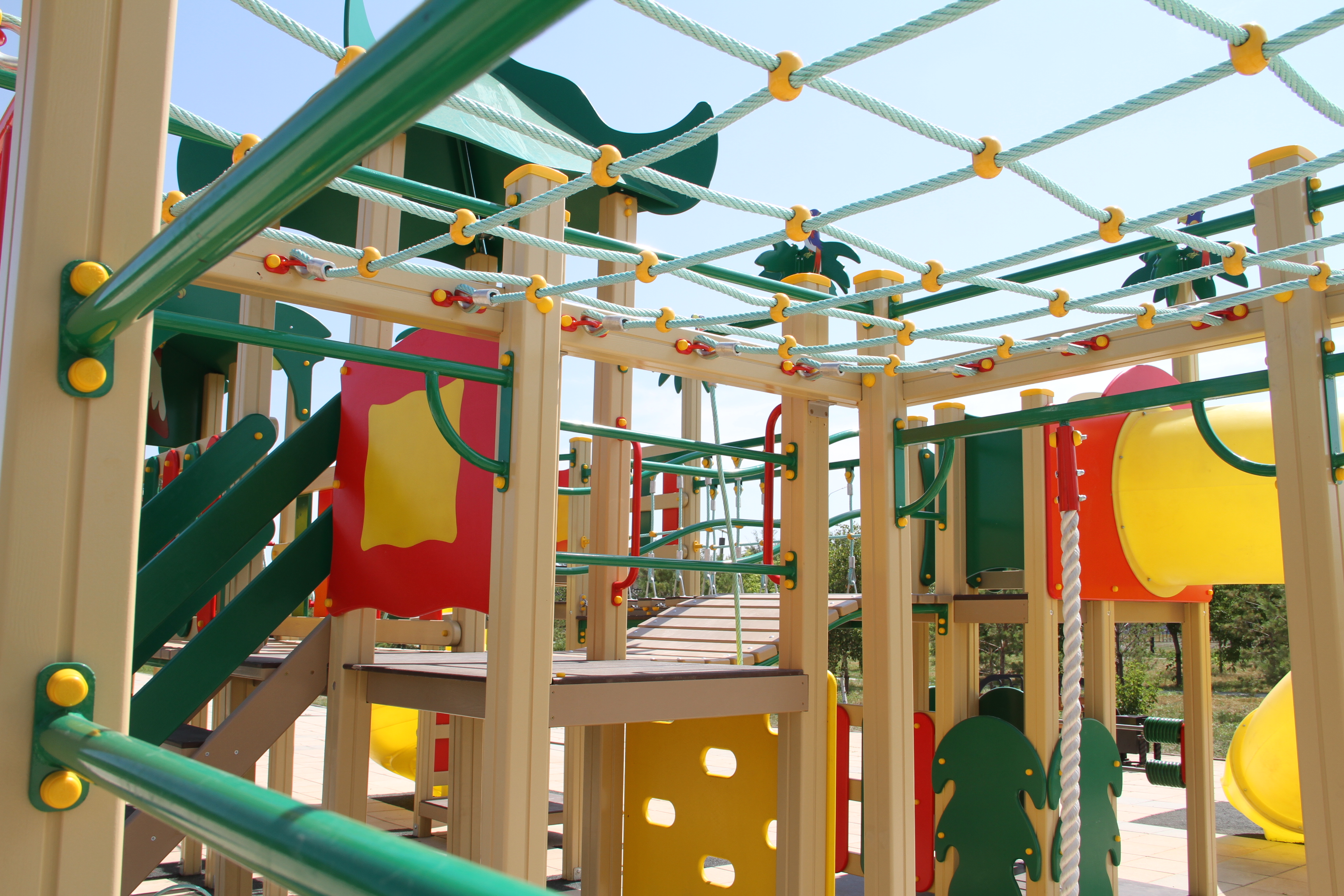 «Astanalyq» saıabaqta balalarǵa arnalǵan sport alańy paıda boldy