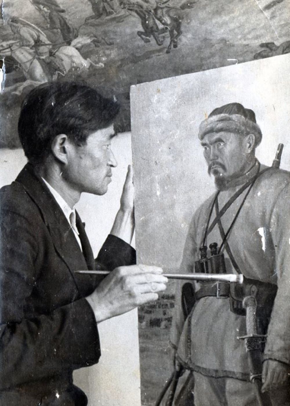 Amankeldi Imanovtyń portreti qalaı salyndy?