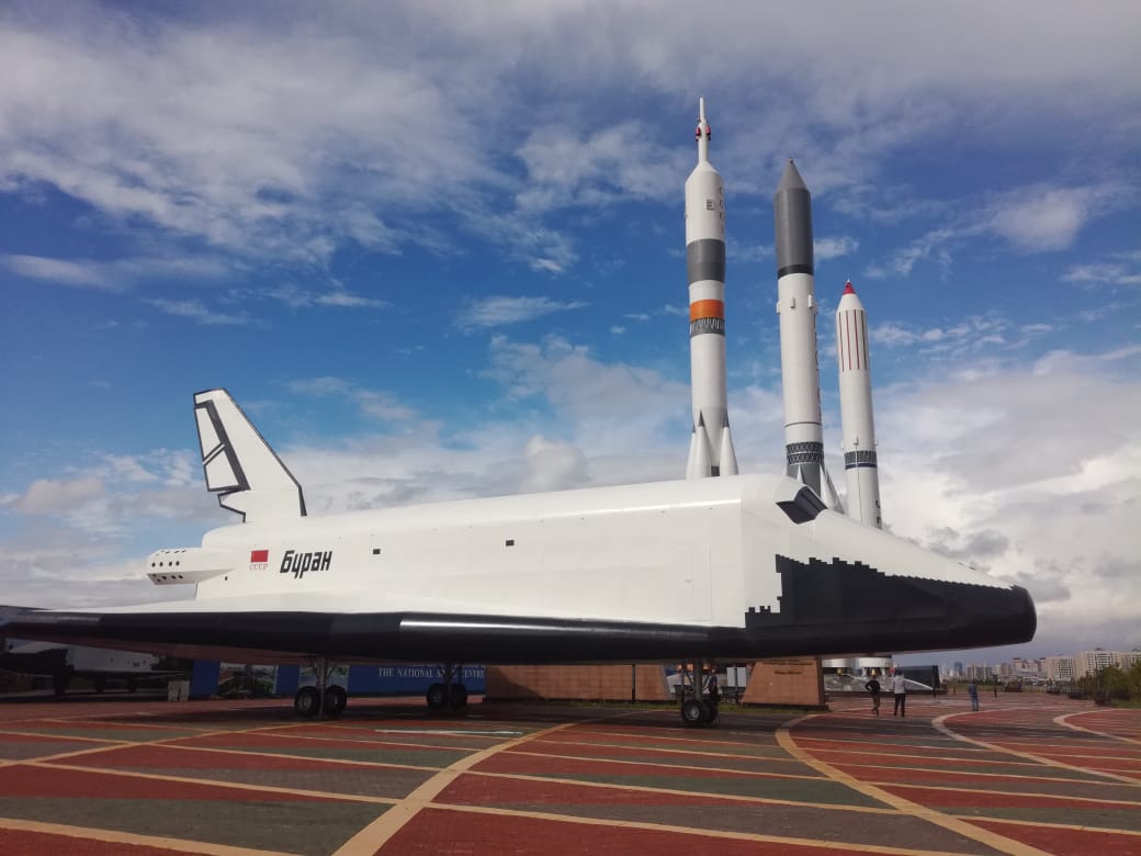 Astanadaǵy ǵarysh murajaıynda «Býrannyń» maketi ornatyldy