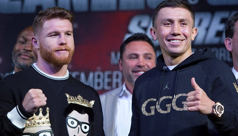 «Kanelo» men GGG aıqas aldynda ashyq jattyǵý ótkizedi