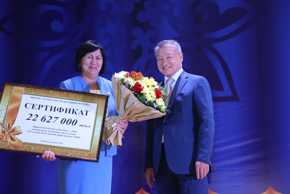 ShQO-da úzdik mektepke 22 mıllıon teńge berildi