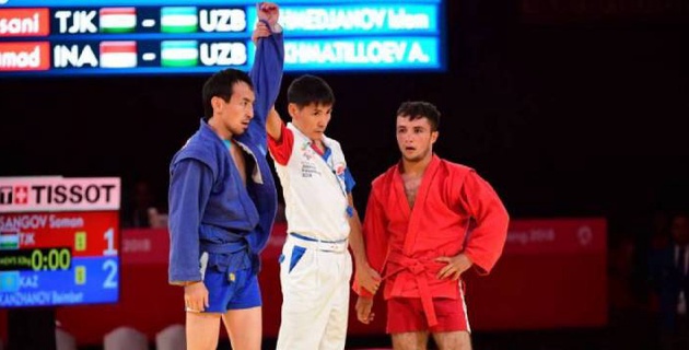 Qazaqstandyq samboshylar Azıa oıyndarynda 2 qola medal jeńip aldy