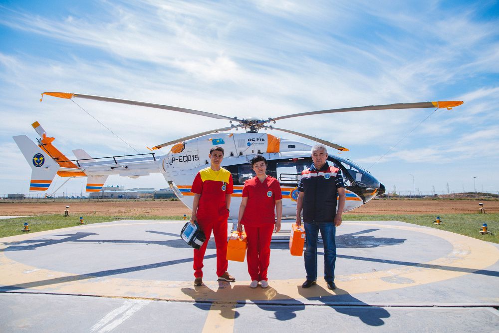 Sanıtarlyq avıasııa syrqattarǵa jedel ári sapaly qyzmet kórsetedi