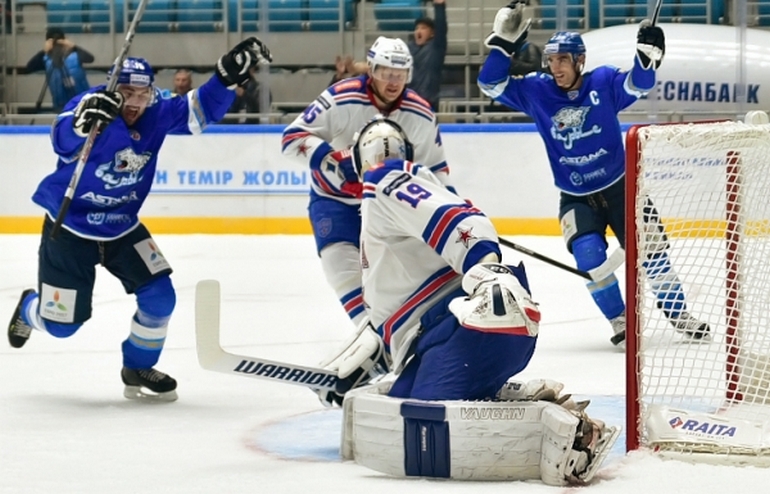 «Barys» eń kóp gol soqqan komandalar kóshin bastady