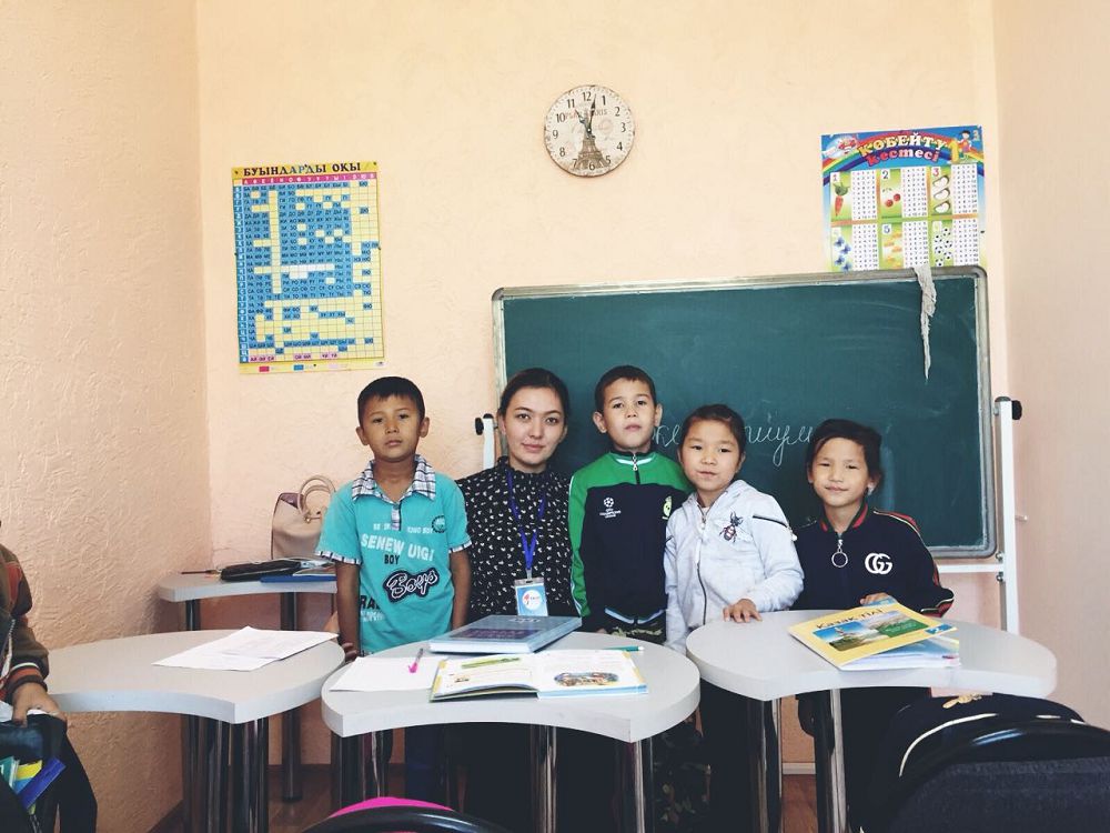 Memlekettik qoldaý arqyly mektep ashty