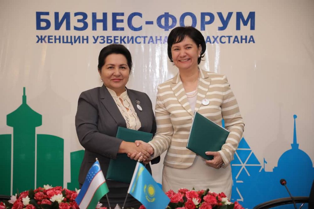 Qazaqstan men О́zbekstan áıelderi: dostyq nyǵaıa beredi