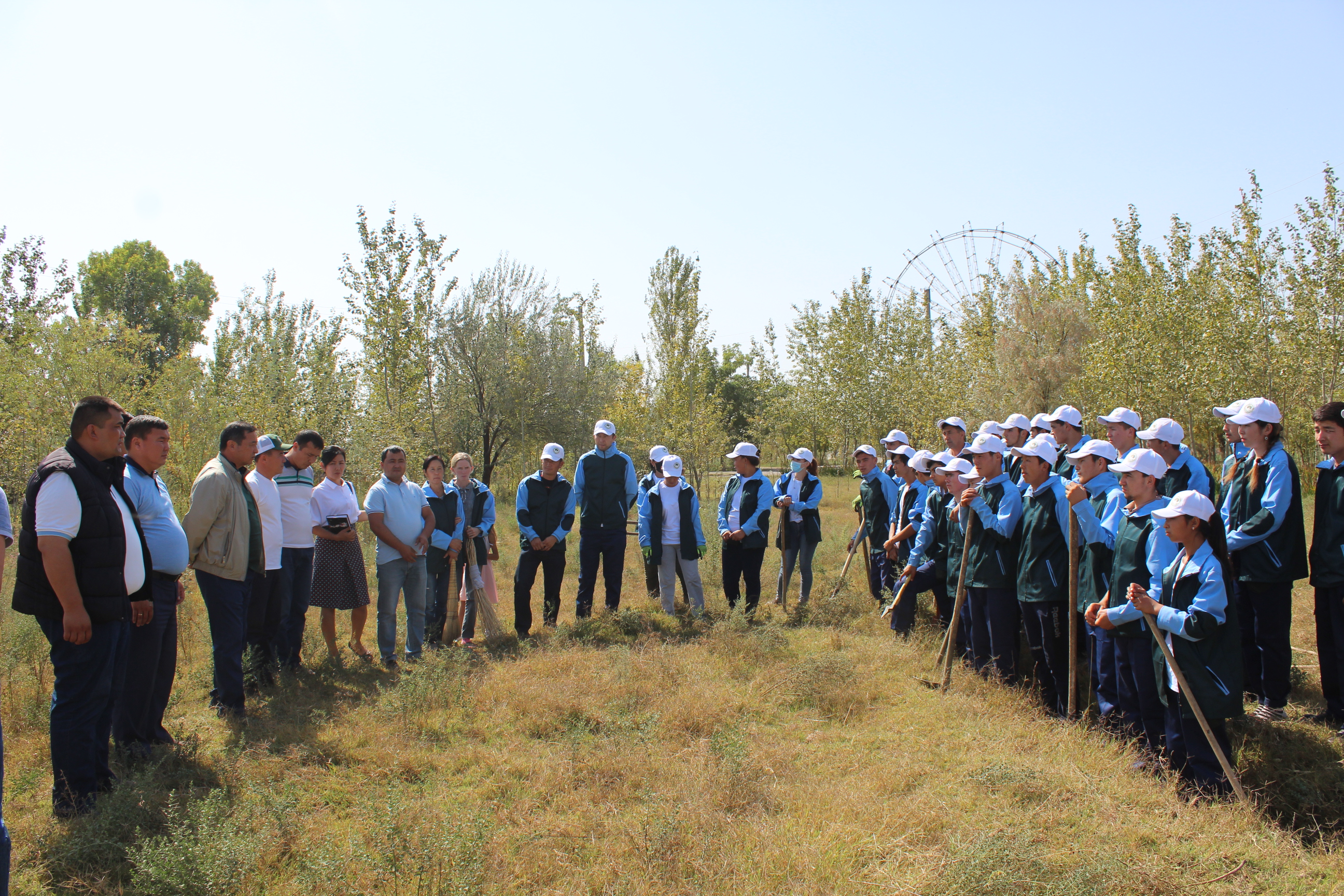 Maqtaaral aýdanynda «Jasyl el» jastardyń eńbek jasaqtary jumysyn bastady