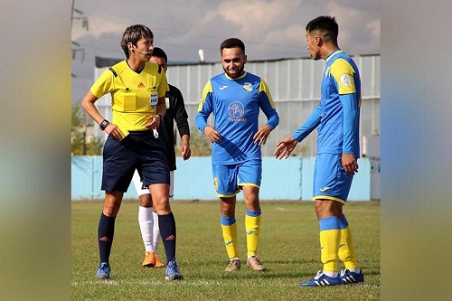 Aqtaýǵa úlken fýtbol oraldy