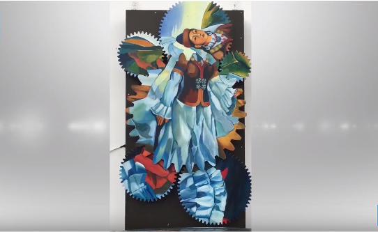 Syrlybek Bekbotaev. "Qyz Jibek" ınstallııasııasy