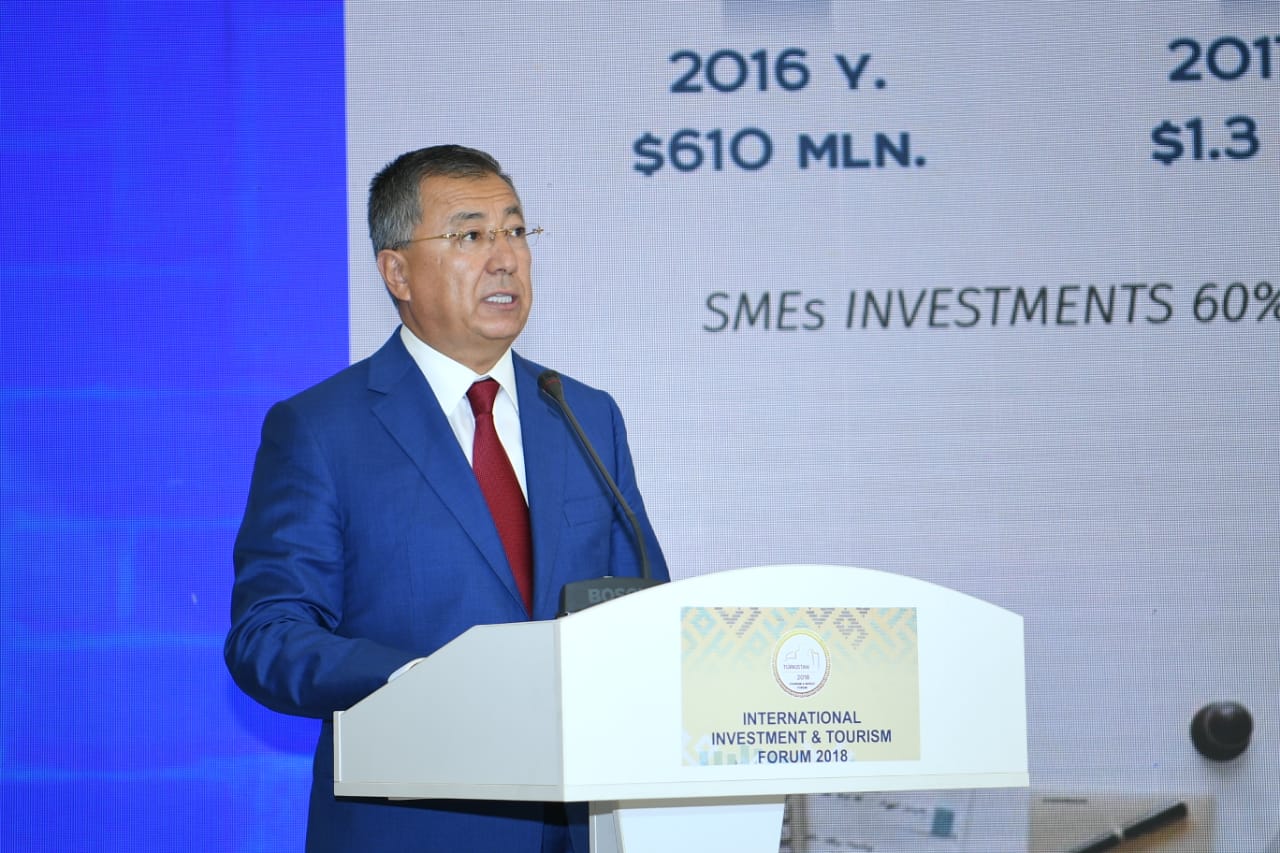 Túrkistanda halyqaralyq ınvestısııalyq-týrıstik forým ótýde