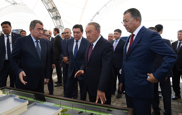 Elbasy Túrkistan qalasynyń jańa ákimshilik ortalyǵyn damytý jobasymen tanysty