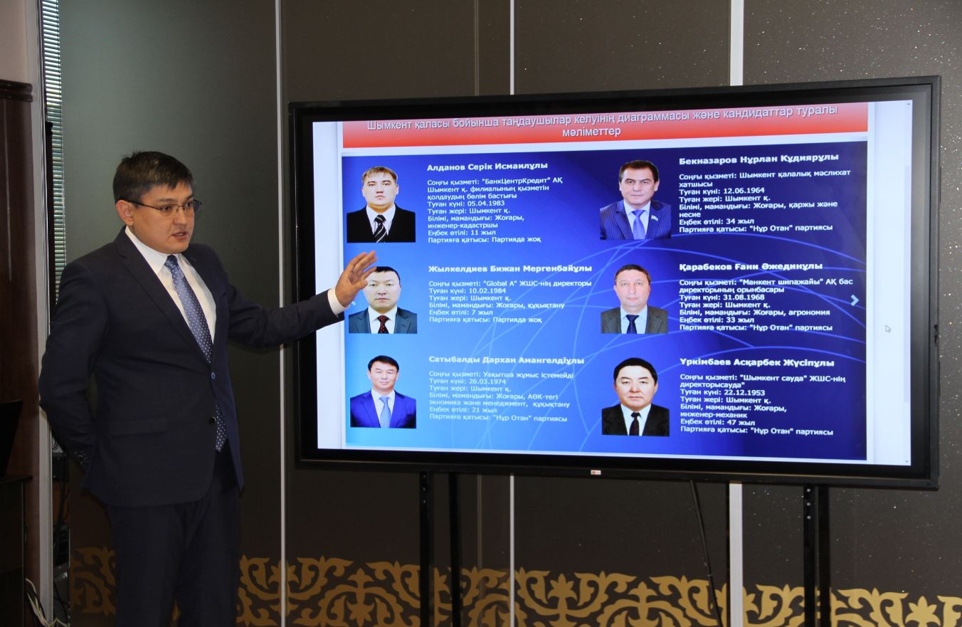 Shymkent qalasynan Senat depýtattary saılandy