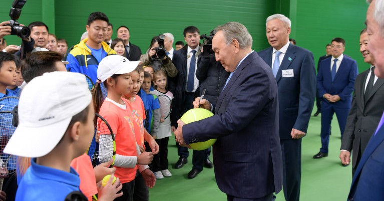 Elbasy «ACE Tennis Center» tennıs ortalyǵyna bardy