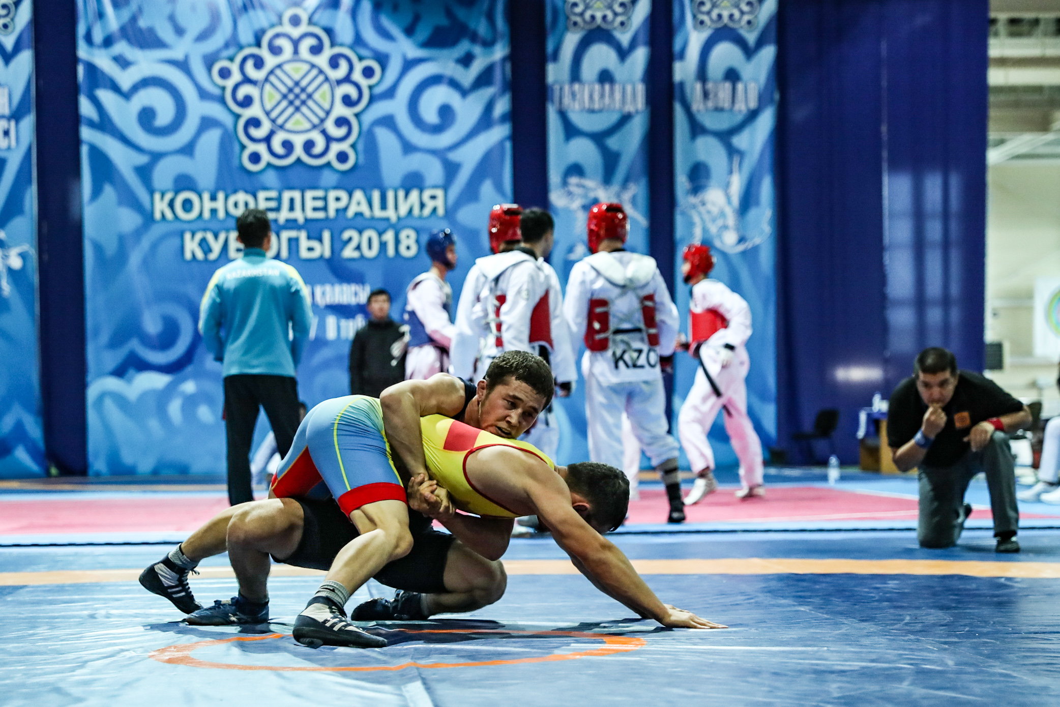 Sporttyń jekpe-jek túrleri boıynsha konfederasııa kýbogynyń irikteý týry ótti