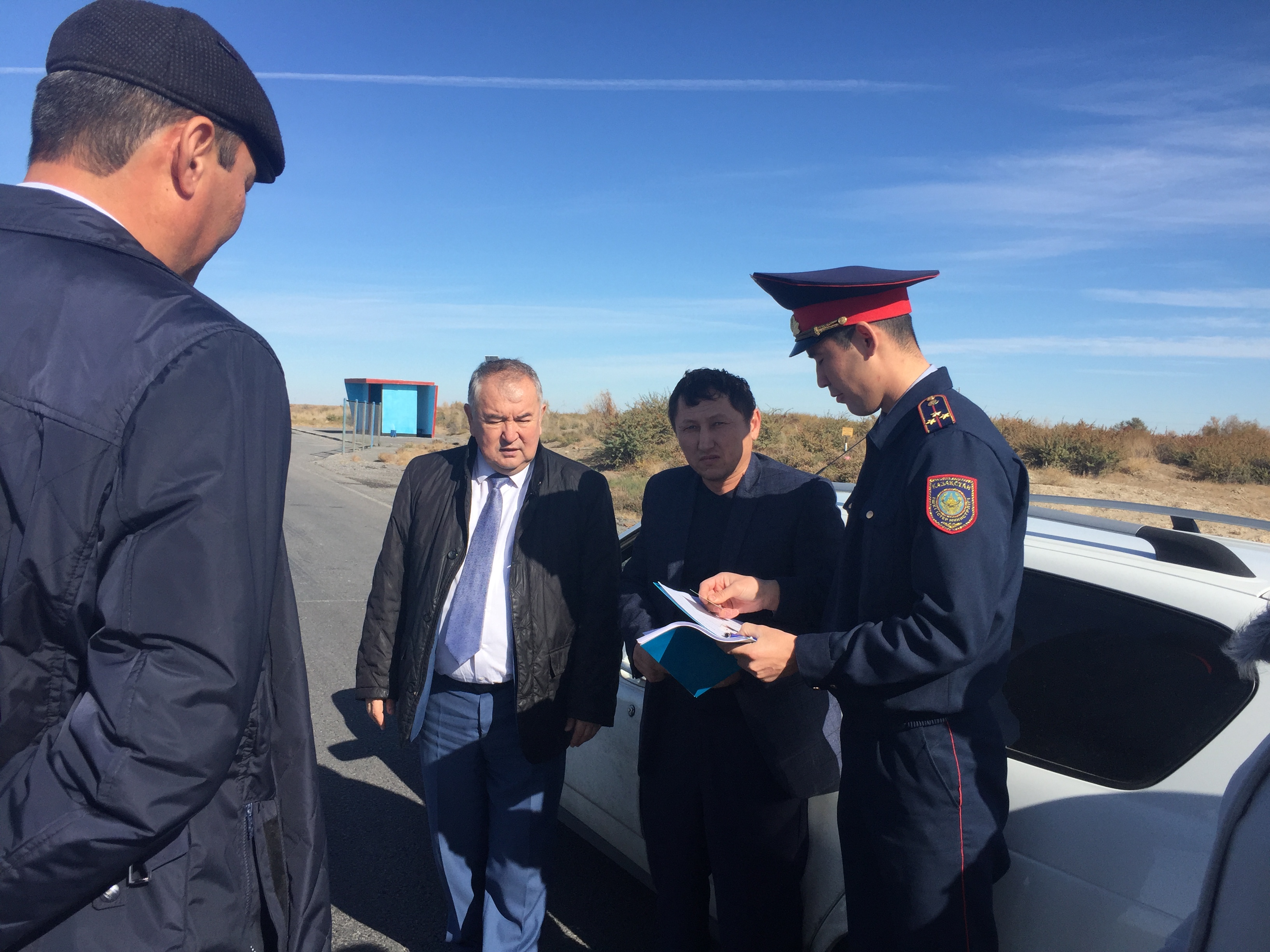 Qyzylordada  «Jolda qabyldaý» aksııasy ótti