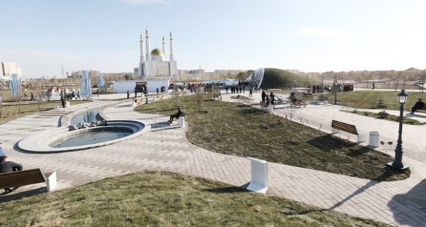 Aqtóbedegi saıabaqqa Astana ataýy berildi