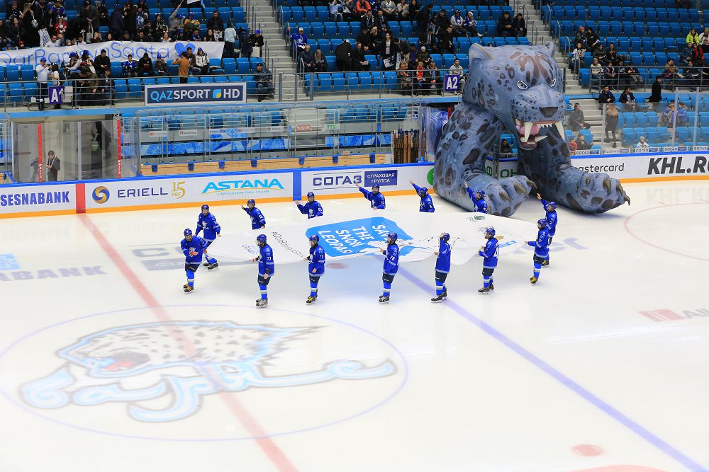 Hokkeı jankúıerleri qar barysyna qoldaý kórsetti