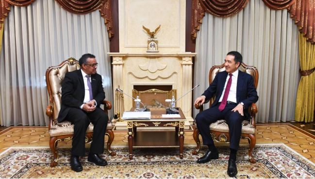 B. Saǵyntaev DDSU bas dırektory T. Gebreıesýspen densaýlyq saqtaý júıesin jetildirý máselelerin talqylady