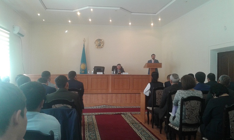 Memlekettik qyzmet isteri agenttik ókilderi Shetpe aýdanyna keldi