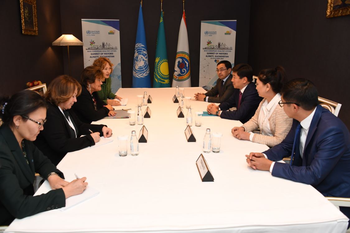 Almaty ákimi DDSU Eýropalyq bıýrosynyń dırektorymen kezdesti