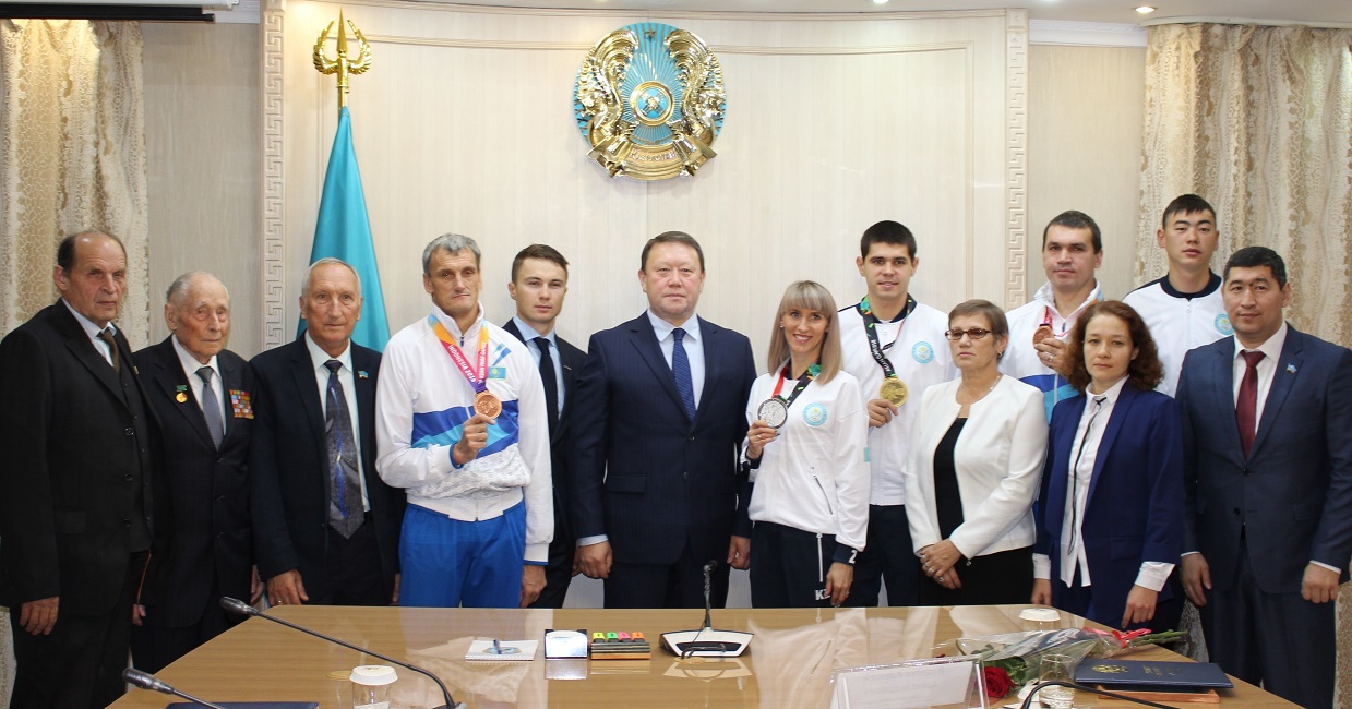 Soltústik Qazaqstan ákimi Azııa oıyndarynyń jeńimpazdaryn marapattady